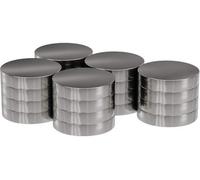 Aimant rond Supermagneet 15 x 3 mm, argenté, très puissant, capacité de retenue de 3 kg