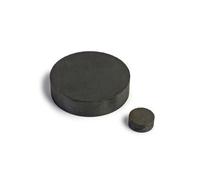 Aimant wonday ronds ï 10mm coloris noir blister 20 unites
