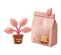 Aimantée PP Élastique pour Fraîcheur Aliments Aimantée PP Élastique(Pink) | Ressort métal élastique, joint étanche pour efficace, garde croquant, humidité, air exclus