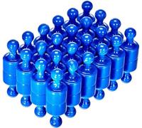 Aimants coniques bleus, 12 mm x 21 mm, hauts, 48 pièces