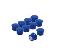 Aimants de Carte de Service Bleu á Petite Puissance pour Réfrigérateur, Tableau Blanc, Pack de Panneaux de Notification de 10