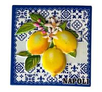 Aimants Décoratifs Naples, Pompéi et Panorami, Aimants Décoratifs Naples (Blanc Limoni_maiolique)