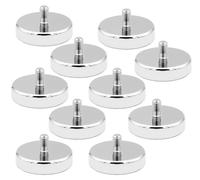 Aimants en néodyme, diamètre 25 mm, filetage M5, force d'adhérence de 20 kg, lot de 10