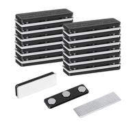 Aimants Moustiquaire Fenêtre-12, Noir,Standard, Sans Perçage Vissage Fixation Rapide, Protection Fenêtre Insectes, Accessoi Lumiryn