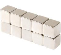 Aimants néodyme puissants 10 x 10 x 10 mm, force d'attraction de 5 kg, pour tableaux magnétiques