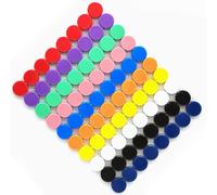 Aimants pour réfrigérateur, colorés, puissants, petits aimants ronds pour tableau blanc, tableau d'affichage, bricolage, réfrigérateur, bureau, cuisine et salle de classe, mini-aimants, aimants ronds 