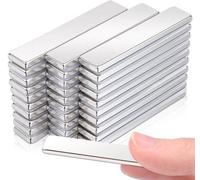 Aimants puissants rectangulaires 50 x 10 x 3 mm pour tableaux blancs et réfrigérateurs