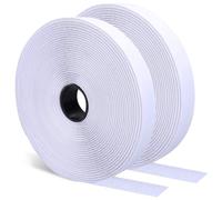 AIMAX Scratch Autocollant Double Face 15 m x 20 mm, Fixation Extra Forte | Bande Auto-Agrippante à Crochet et Boucle, Facile à Découper pour Moustiquaires, Tapis, Maison et Bureau