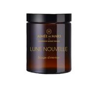 AIMÉE DE MARS - Bougie Parfumée Naturelle - 150g - Cire végétale & huiles essentielles - Parfum relaxant, fabrication artisanale française (LUNE NOUVELLE)
