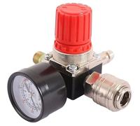 AIMOONSA Régulateur de pression compresseur 1/4"" 180 psi (12 bar) avec manomètre et vanne