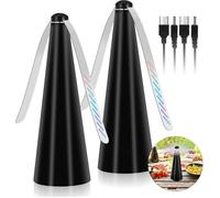 AIMOONSA Ventilateur Anti-moustiques, 2pc Rpulsif Pales pour Insecte, Repellent Moustique Fan pour l