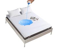 Aimtton Protège Matelas 90 x 200 cm Imperméable en Coton Alèse Imperméable | OEKO-TEX® STANDARD 100, Doux et Confortable, Lavable à 60 °C, Avec 4 Coins Élastiques,Facile à Installer et à Entretenir