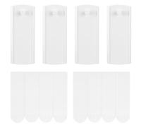 Ainiv Grand Accroche Universelle Adhésive pour Tableaux, 4 Crochets | 8 Grandes Bandes Adhésives Amovibles, Accroche Tableau sans Percer, Crochets de Suspension pour Accrocher des Cadres