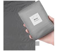 Ainiv Mini Couverture de Pique-Nique de Poche, 200 x 210 cm, Gris | Tapis de Plage Léger et Imperméable sans Sable, Couverture de Poche Pliable pour Camping en Plein Air Randonnée Voyage