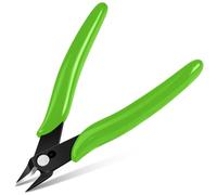 Ainiv Petite Pince Coupante, Coupantes de Côté, Pinces Coupantes Latérales Precision, Outillage Electricien Cutter Affleurant pour Fils Durs, Mous et Extrêmement Fins, Vert