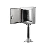 Aioneer Outdoor Waterproof Electrical Enclosure - 47In Pillar Height, Durable 304 Stainless Steel, Ideal for Outdoor Electrical Projects-15.7x12x8in/40x30x20cm
