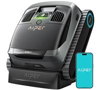 AIPER Scuba X1 Robot Piscine avec App, Aspirateur Piscine avec WavePath 3.0 et Navigation Intelligente, Système de Filtration Ultra-Fine, Nettoyage Ligne d’Eau, Idéal pour Les Piscines Enterrées
