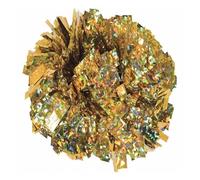 AIQIJOHI Pompons De Cheerleading 1 pièce, poignée de bâton Pom-Pom Girl Pom, Bleu, 4 ", 6", 8