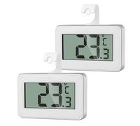 AiQInu 2 Thermomètre Numérique Mini, Thermometre Congélateur, Thermometre Frigo Digital