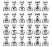 AiQInu 24pcs Aimants Puissants, Aimant Frigo, Aimant Neodyme, Magnet Frigo, Aimants Tableau Magnétique, Petit Aimant Puissant