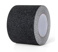 AiQInu Bande Antidérapante Escaliers, 10CM x 10M Bande Antidérapante Adhésive pour Escaliers, Friction, Abrasif pour les Sécurité, Escabeau, Intérieur, Extérieur... Noir