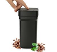 AiQInu Boîte à Café Sous Vide avec Pompe à Vide, 1.2L Récipient en Acier Inoxydable pour Grains de Café, Café Moulu, Thé et Aliments Secs