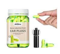 AiQInu Bouchon D'oreille,40 Pairs Bouchon Oreilles Bruit SNR 38 dB,Réutilisables Boule Quies en Éponge Soft, Bouchons Doreilles Anti Bruit pour Dormir, Ronfler, Travailler, Voyager, Fitness