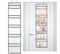 AiQInu Étagère Suspendue, Organisateur de Rangement Suspendu Dessus de la Porte, Sac Rangement Suspendu pour Chambre d'enfant, Salle de Bain, Cuisine, Chambre (125 X 31.5cm)