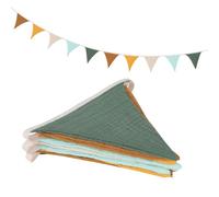 AiQInu Fanions Guirlande, Guirlande de Fanions pour Chambre d'enfant en Tissu, Bannière De Drapeau À Suspendre pour Chambre à Coucher, Fêtes d'anniversaire ou Décoration de Mariage