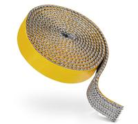 AiQInu Joint Tressé Pour Insert Et Poêle,Joints D'Étanchéité Résistante À La Chaleur,Excellente Étanchéité, Pour Cheminées, Tuyaux De Poêle, Portes De Cheminées, Extensions De Cheminées (3 * 20mm*2m)