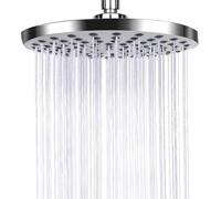AiQInu Pomme de Douche Anti Calcaire, Tête de Douche en Acier Inoxydable,Pommeau de douche à effet pluie,Pommeau de Douche Fixes Economie d'Eau et Haute Pression pour Salle de Bain, 24.5 cm/9.6 Pouces