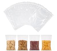 AiQInu Sachet Plastique Transparent 20 x 30 cm, Lot de 100 Sachet Zip Pochon Plastique, Sachets Plastiques Refermables pour Bijouterie, Confiserie, Composants Électroniques