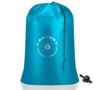AiQInu Sacs de Linge Pliables avec Cordon de Serrage, Résistants aux Déchirures Portables, Grande Capacité pour Étudiants Appartements Voyages Vacances Collège,60x 85cm