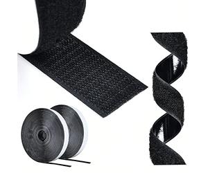 AiQInu Scratch Autocollant Double Face,10m Bande Scratch Adhésif Bande Agrippantes Adhésives Autocollant,30mm Adhésives puissant Hook Loop Rubans pour Ménage,Bricolage Et l'artisanat