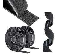AiQInu Scratch Autocollant Double Face, 10M x 20mm Bande Agrippantes AdhéSives, Bande Scratch AdhéSive Autocollant, Rubans AdhéSifs Pour MéNage Bricolage Et L'Artisanat