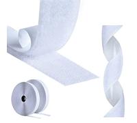 AiQInu Scratch Autocollant Double Face,5m Bande Scratch Adhésif Bande Agrippantes Adhésives Autocollant,30mm Adhésives puissant Hook Loop Rubans pour Ménage,Bricolage Et l'artisanat