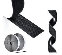 AiQInu Scratch Autocollant Double Face,5m Bande Scratch Adhésif Bande Agrippantes Adhésives Autocollant,16mm Adhésives puissant Hook Loop Rubans pour Ménage,Bricolage Et l'artisanat
