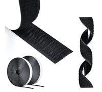 AiQInu Scratch Autocollant Double Face,5m Bande Scratch Adhésif Bande Agrippantes Adhésives Autocollant,20mm Adhésives puissant Hook Loop Rubans pour Ménage,Bricolage Et l'artisanat