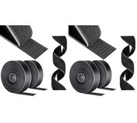 AiQInu Scratch Autocollant Double Face, 5M x 20mm Bande Agrippantes AdhéSives, Bande Scratch AdhéSive Autocollant, Rubans AdhéSifs Pour MéNage Bricolage Et L'Artisanat (Lot de 2)