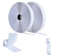 AiQInu Scratch Autocollant Double Face, 5m X30mm Ruban Scratch AdhéSif, Agrippantes AdhéSives Autocollant, AdhéSives Puissant Hook Loop Rubans Pour MéNage,Bricolage Et L'Artisanat