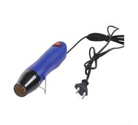 Air Chaud 350W Métal Plastique Compact Air Chaud 350W Métal(Blue) | Moteur 350W puissant, chauffe rapide, interrupteur 2 niveaux, pour idéal retrait , modelage argile