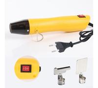 Air Chaud 350W Métal Plastique Compact Air Chaud 350W Métal(Yellow) | Moteur 350W puissant, chauffe rapide, interrupteur 2 niveaux, pour idéal retrait , modelage argile