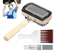 Air Conditioner Coil Cleaner, 3 Pieces AC Cleaning Kit, Coil Cleaning Brush, Refrigerator Coil Cleaning Brush, Air Conditioner Cleaning Kit, Coil Evaporator Cleaner, Condenser Coil Brush