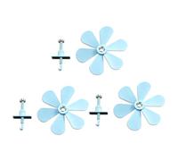 Air Conditioner Deflector - 3 Pack Universal Vent Airflow Redirector for Cooling Comfort | ABS Material with Adjustable Panel Design, Central AC Wind Guide for Office RV Apartment Bedroom, 20x20x11cm