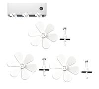 Air Conditioner Deflector - 3 Pack Universal Vent Airflow Redirector for Cooling Comfort | ABS Material with Adjustable Panel Design, Central AC Wind Guide for Office RV Apartment Bedroom, 20x20x11cm