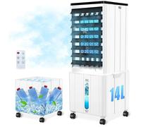 Air Conditioner without Exhaust Hose, 14L 60W Air Conditioning Mobile with 12H Timer