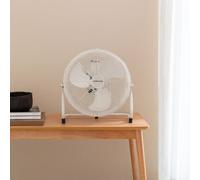 AIR FLOOR RETRO - Ventilateur De Sol Du Style Industriel Blanc Cassé