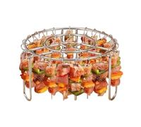 Air Fryer Rack | 49 supports en acier inoxydable résistant à la chaleur - Pour friteuse à air | Pour cuisine, maison, feu de camp, poulet, poisson, viande, bacon barbecue