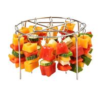 Air Fryer Skewers - Vertical Round 360° Even Cooking With 24 Skewers
