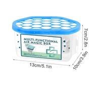 Air Purification Dust Box - No Electricity Silent | Auto-Absorbs Dust, Plan | Compact 5.1x3.9x2.8 Inch, Long-Lasting Freshness, Ideal For Living Rooms, Bedrooms & Pet Areas